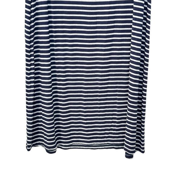 J. Crew Jersey Maxi Skirt Navy Stripe Size Medium - Picture 8 of 11